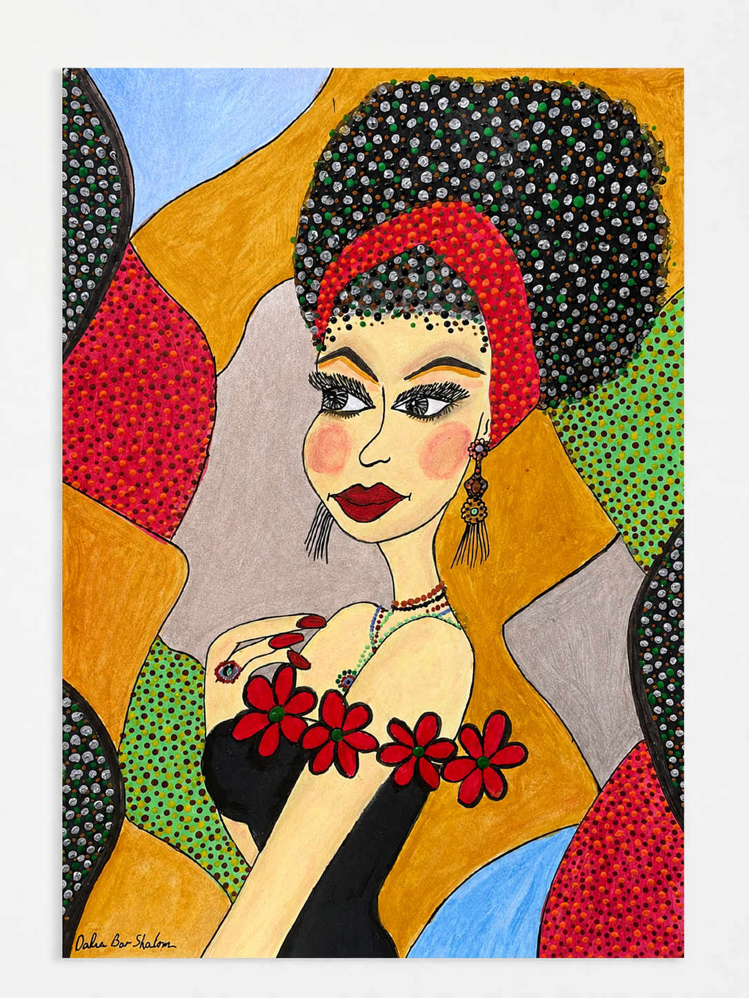 Colored Paintings on Paper